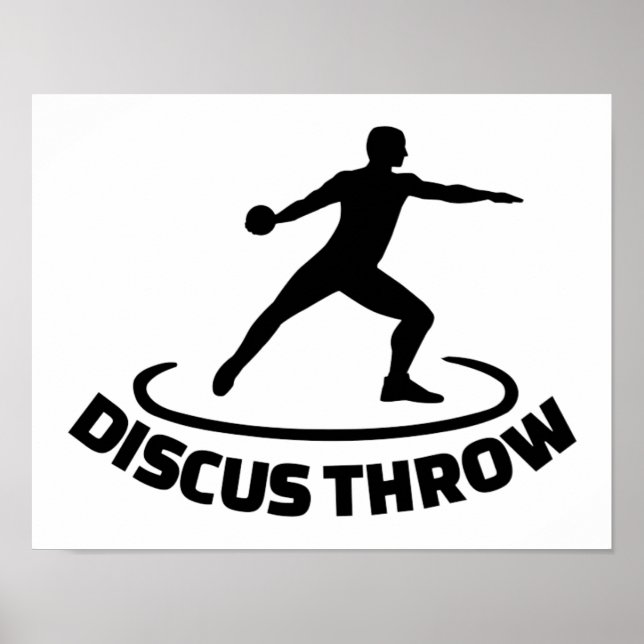 Póster Lanzamiento de discus (Frente)