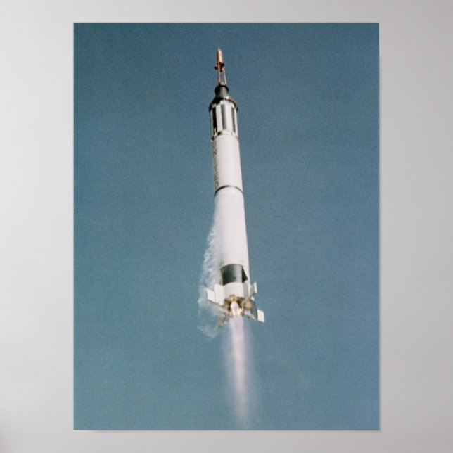 Póster Lanzamiento de Freedom 7 (Mercury Redstone 3) (Frente)