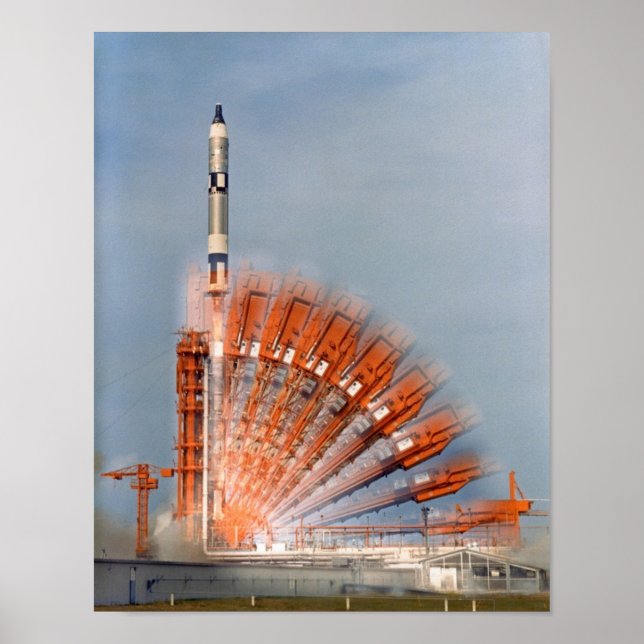 Póster Lanzamiento de Gemini 10 (Frente)