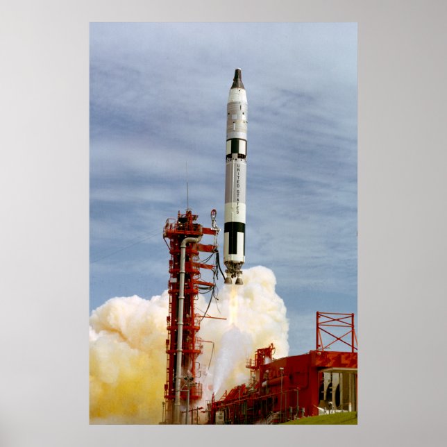 Póster Lanzamiento de Gemini 11 (Frente)