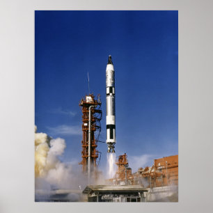 Póster Lanzamiento de Gemini 12