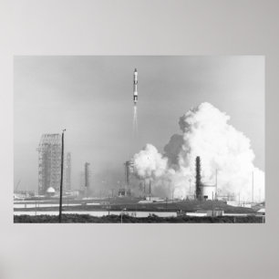 Póster Lanzamiento de Gemini 6A
