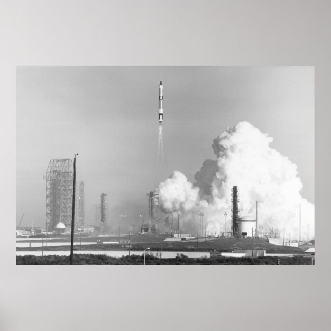 Póster Lanzamiento de Gemini 6A (Frente)