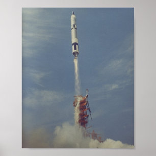Póster Lanzamiento de Gemini 8