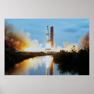 Póster Lanzamiento de Skylab 1