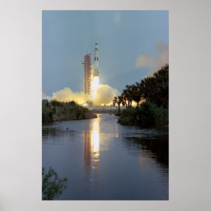 Póster Lanzamiento del Apolo 13