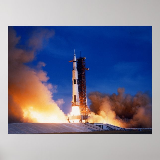 Póster Lanzamiento del Apolo 15 (Frente)