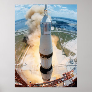 Póster Lanzamiento del Apolo 16