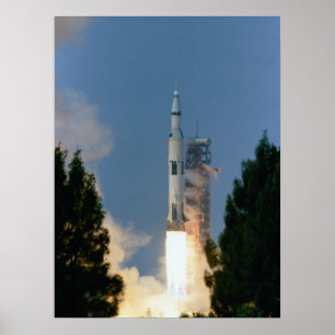 Póster Lanzamiento del Apolo 16