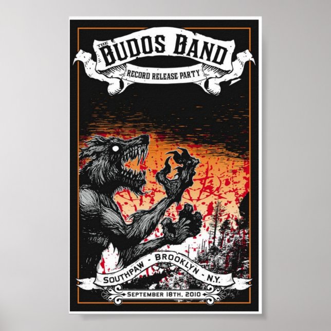 Póster Lanzamiento del disco Budos Band III (Frente)