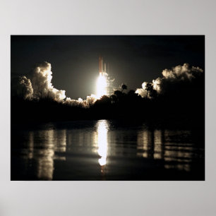Póster Lanzamiento del transbordador espacial Columbia (S