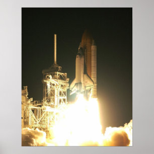 Póster Lanzamiento del transbordador espacial Columbia (S