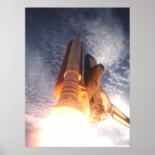 Póster Lanzamiento del transbordador espacial Columbia (S