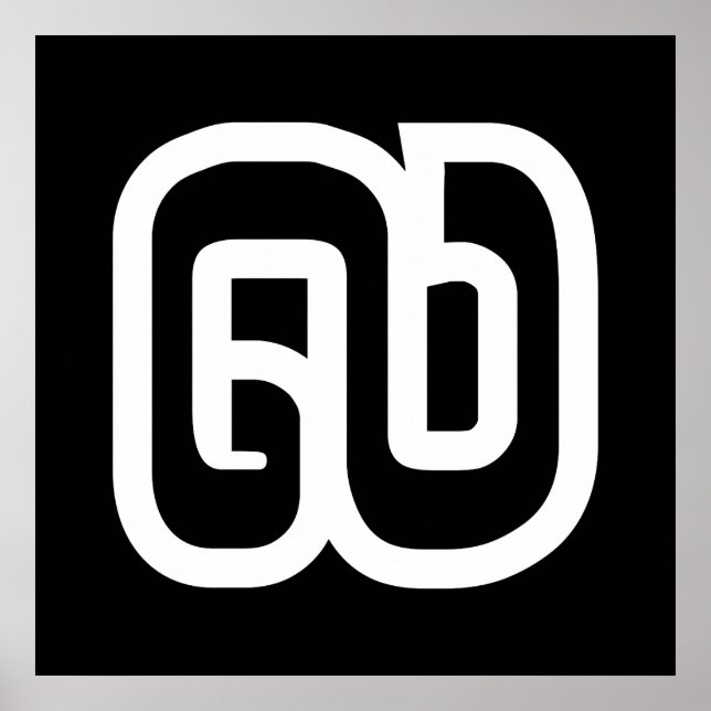 Póster Lao/Laos Número Nueve/9/໙ (Kao/Gao) Laotiano (Frente)