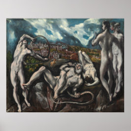 Póster Laocoon de El Greco