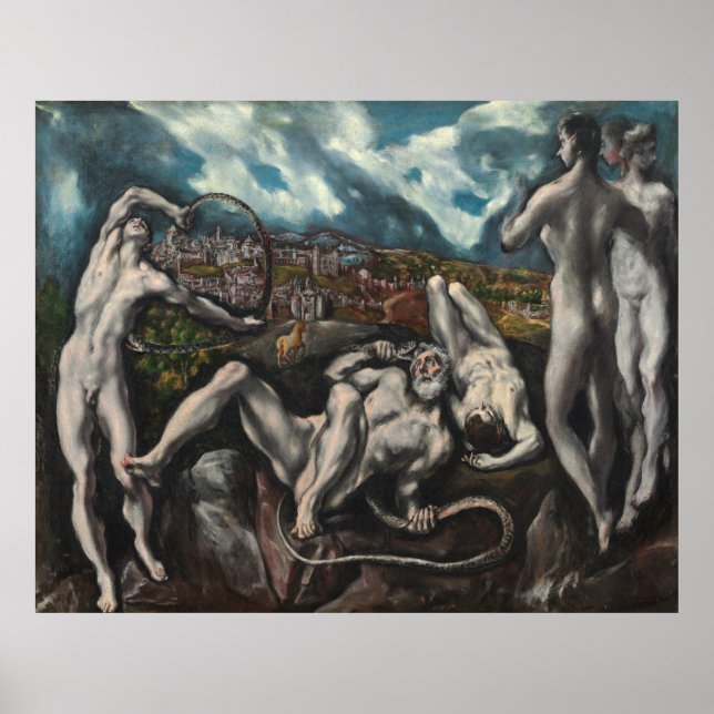 Póster Laocoon de El Greco (Frente)
