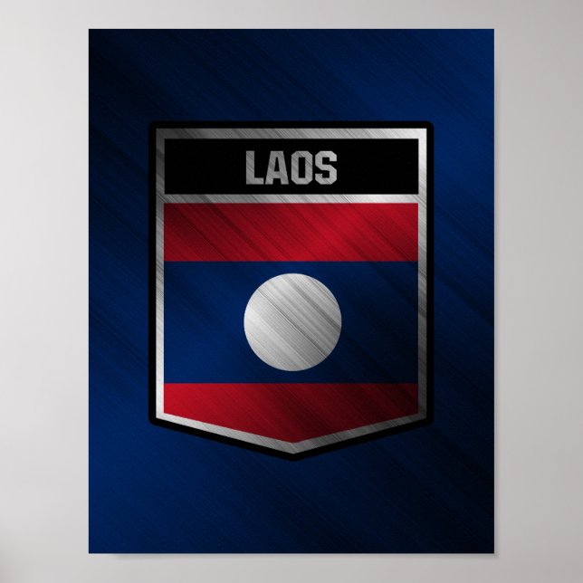 Póster Laos (Frente)