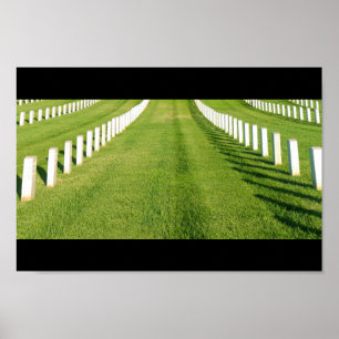 Póster Lápidas del cementerio