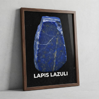 Póster Lapis Lazuli Gemstone