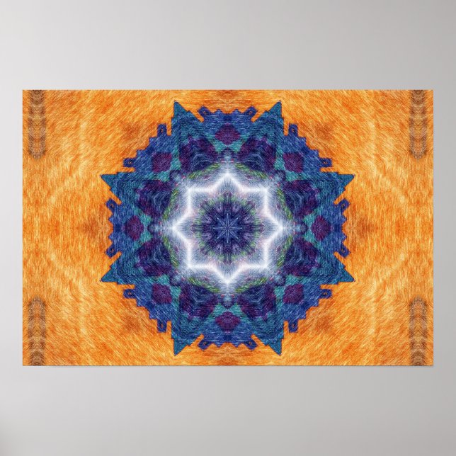 Póster Lápiz Art Mandala (Frente)