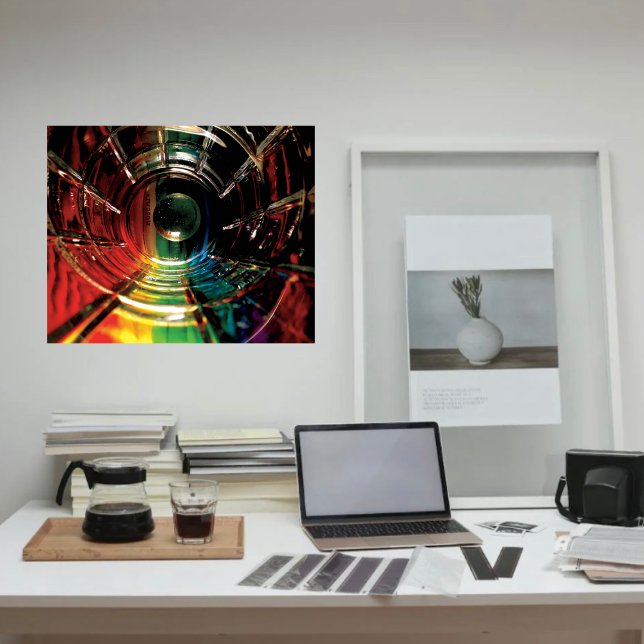 Póster Lápiz de color abstracto arcoiris (Subido por el creador)