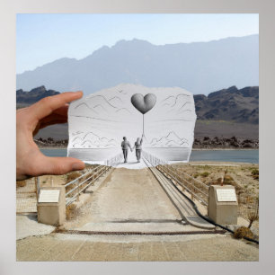 Póster Lápiz Vs Cámara - Amantes