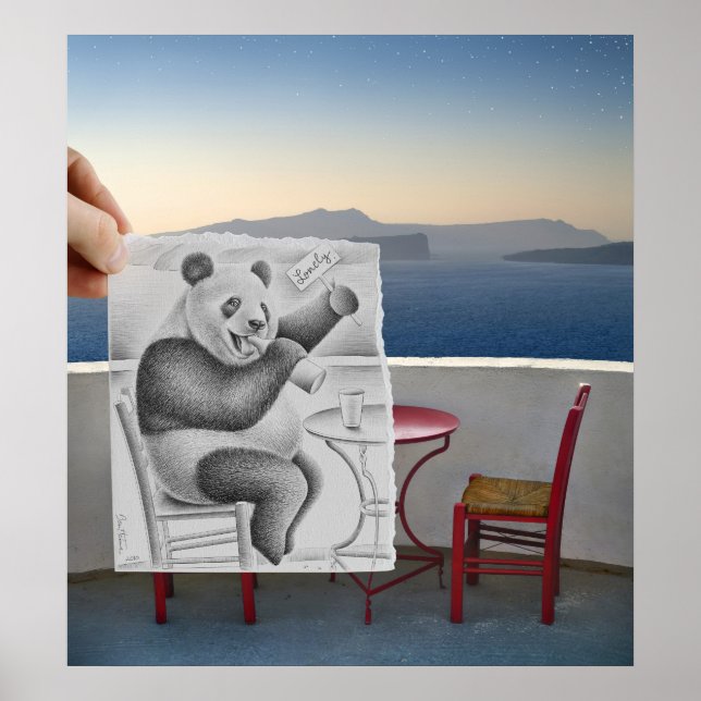 Póster Lápiz Vs Cámara - Solitario (Frente)