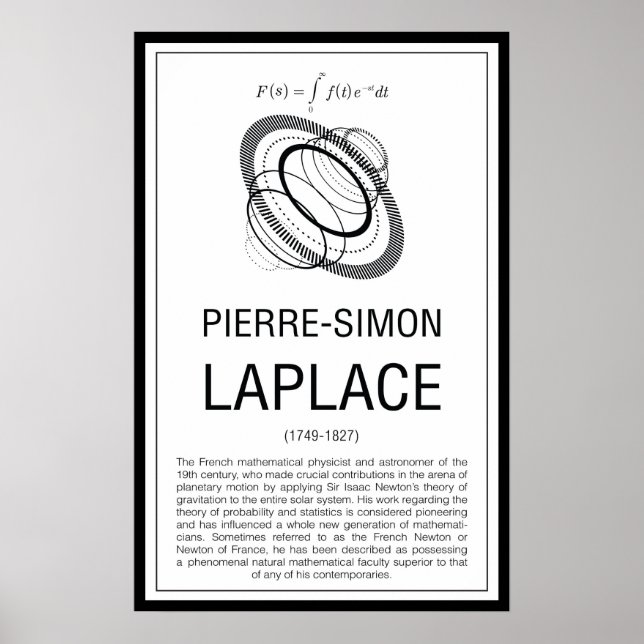 Póster Laplace (Frente)