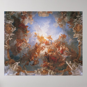 Póster L'Apothéose Versailles d'Hercule - Lemoyne -