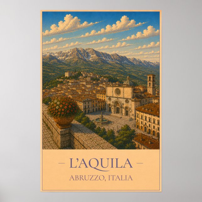 Póster L'Aquila (Frente)