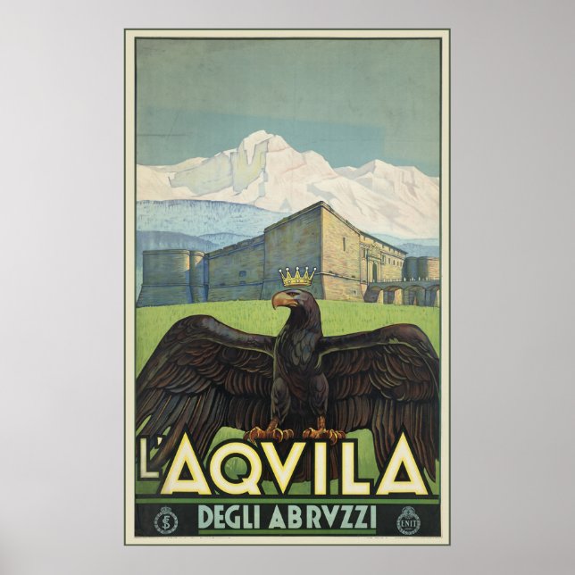 Póster L'Aquila Degli Abruzzi (Frente)