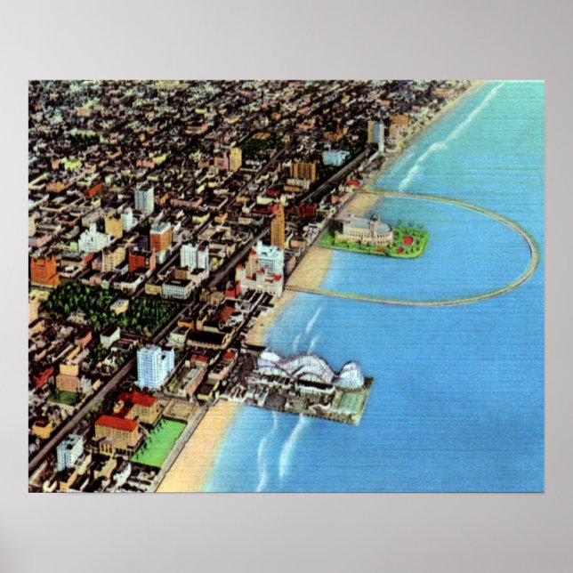 Póster Larga playa #1 (Frente)