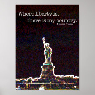 Póster Larga vida a la libertad