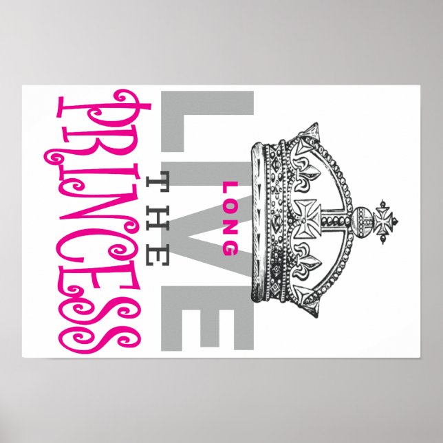 Póster Larga vida a la princesa (Frente)
