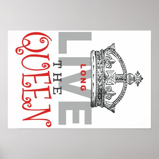 Póster ¡Larga vida a la REINA! (Frente)