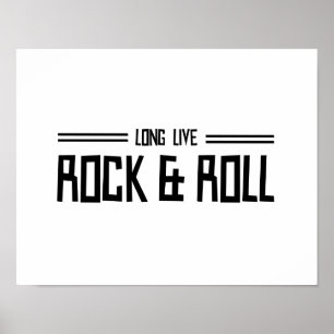 Póster Larga vida al rock & Roll
