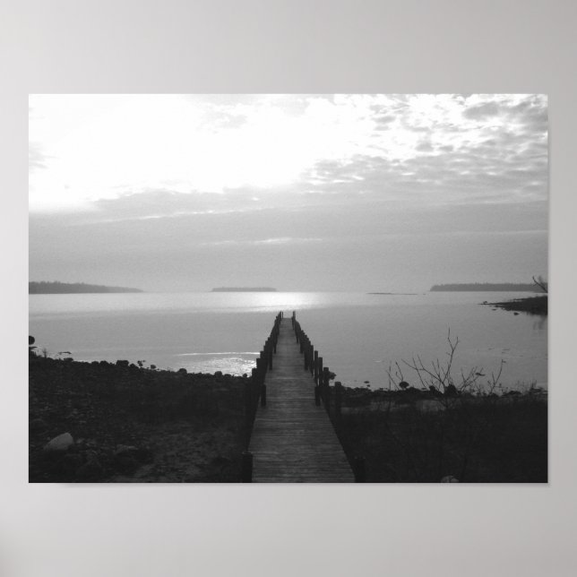 Póster Larga y vieja presa (Frente)