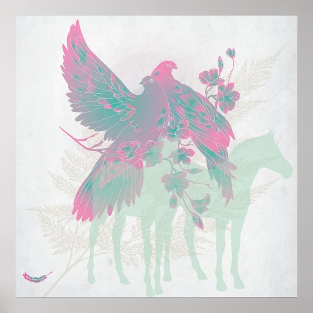 Póster Large "FEEL ALIVE" Artwork Print - On Sale 60% Off (Frente)