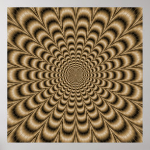 Póster Large Sepia Pulse Poster