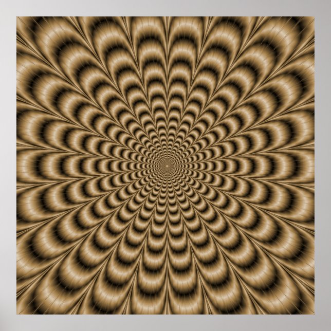 Póster Large Sepia Pulse Poster (Frente)