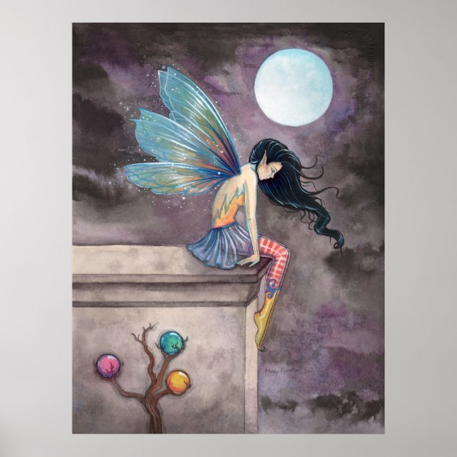 Póster Largo camino hacia abajo Poster de hadas (Frente)