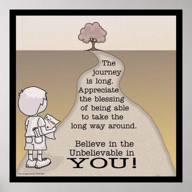 Póster Largo viaje (Frente)