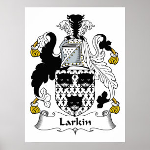 Póster Larkin Family Crest