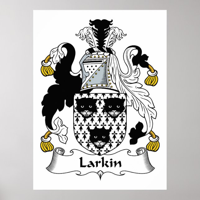 Póster Larkin Family Crest (Frente)