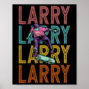 Póster Larry Custom Skateboarding Hob