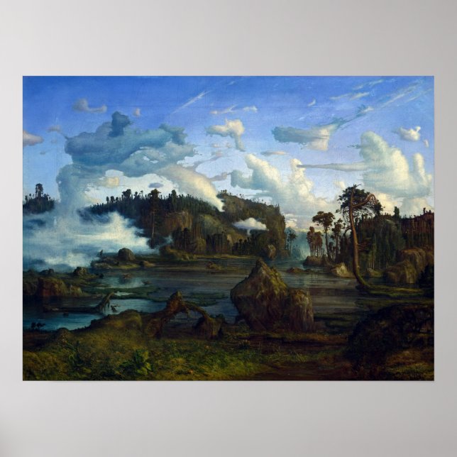 Póster Lars Hertervig The Tarn (Frente)