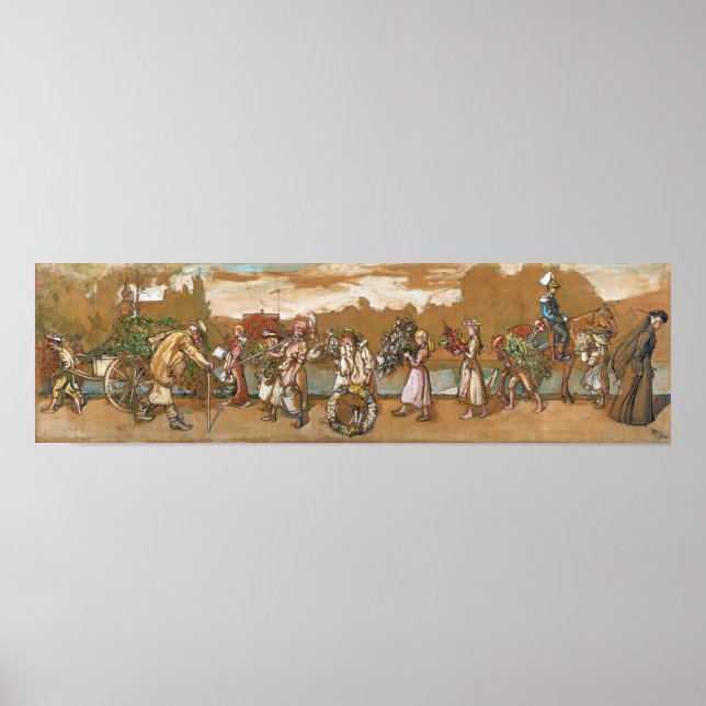 Póster Larsson - Al Aire Libre Se Sopla El Viento De Vera (Frente)