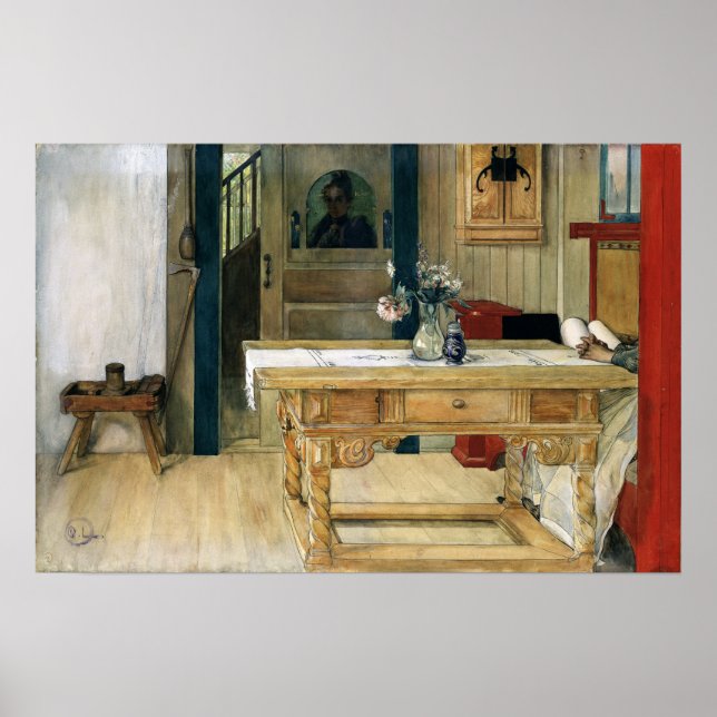 Póster Larsson - Descanso del Domingo (Frente)