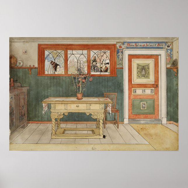 Póster Larsson - El Comedor (De Una Casa) (Frente)