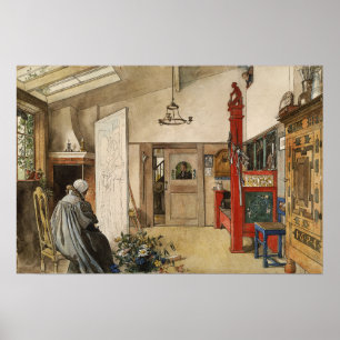 Póster Larsson - El Estudio (De Una Casa)